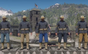 Realistic Army Uniforms V2 - Blue