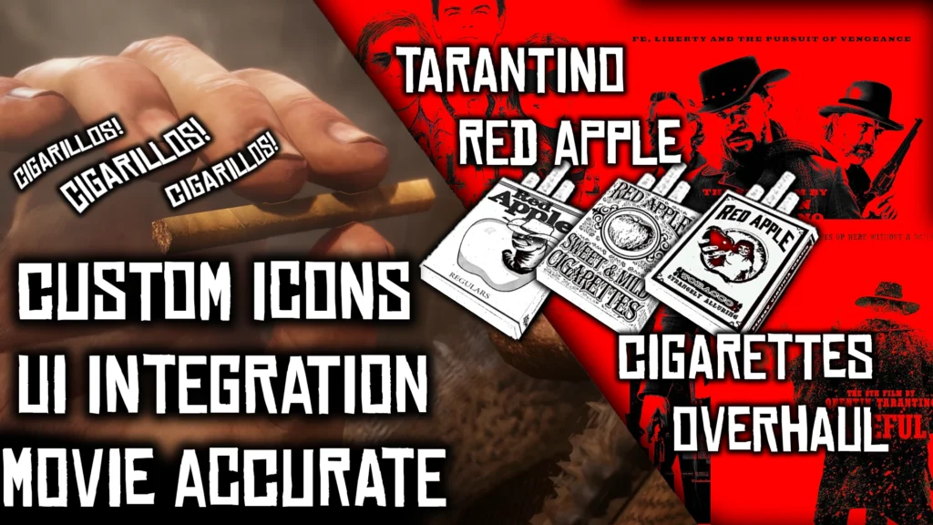 Tarantino Red Apple Cigarettes Overhaul - UI and Icon Update V5.0
