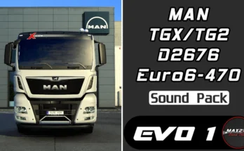 MAN TGX-TG2 470 D2676 Sound Pack 1.49