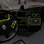 Renault T Black & Yellow Interior v1.0