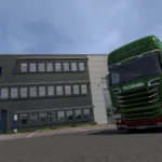 Scania RJL Green Yellow Skin v1.0