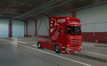 Scania RJL Red Queen Skin 1.49