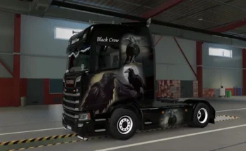 Scania S NG Black Crow Airbrush Skin v1.0