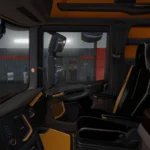 Scania S & R Black - Yellow Interior v1.0