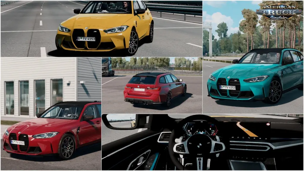BMW M3 G80 Touring 2023 + Interior V3.0 (1.55.x)