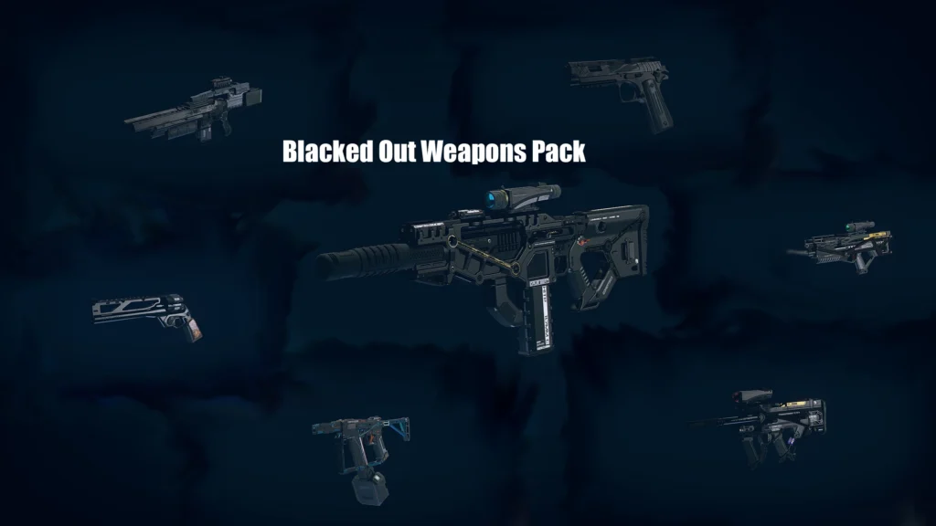 Blacked out weapons pack V2.0
