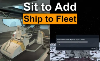 Sit To Add Ship to Fleet V0.2.4