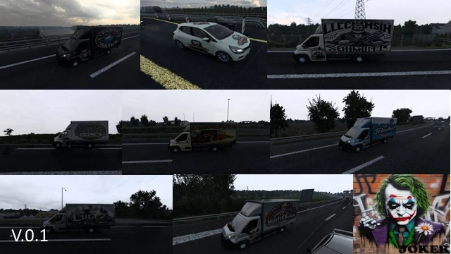 AITraffic Vehicle Skins Pack v0.1 by Joker