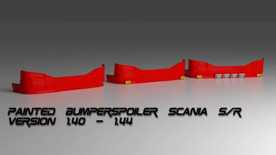 Painted Bumperspoiler For Scania Next Gen SR 1.40 – 1.49