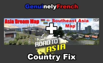 Road To Asia-Asia Dream Map-Southeast Asia Map Country Fix v1.0 1.49