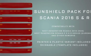 Scania NG S/R Sunsheild Pack v1.0 1.49