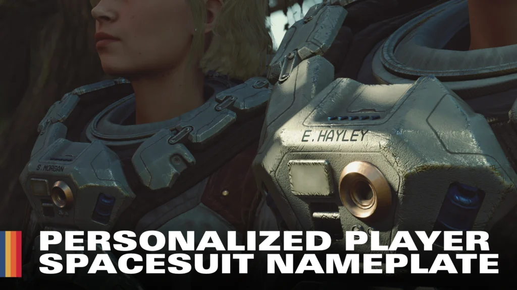 Personalized Player Spacesuit Nameplate V1.0
