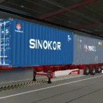 Columan Container Trailer with Korean Specifications v1.0 1.50