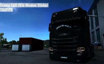 Scania S&R 2016 Window Sticker [What the next ] 1.49 1.50