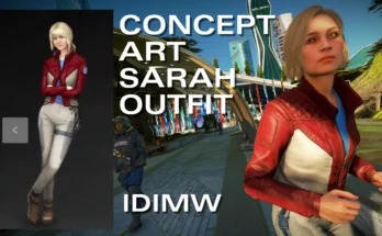 Concept Art Sarah Outfit - IDIMW
