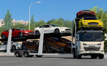 DAF XD CAR TRANSPORTER CHASSIS v1.0 ETS2 1.50.x