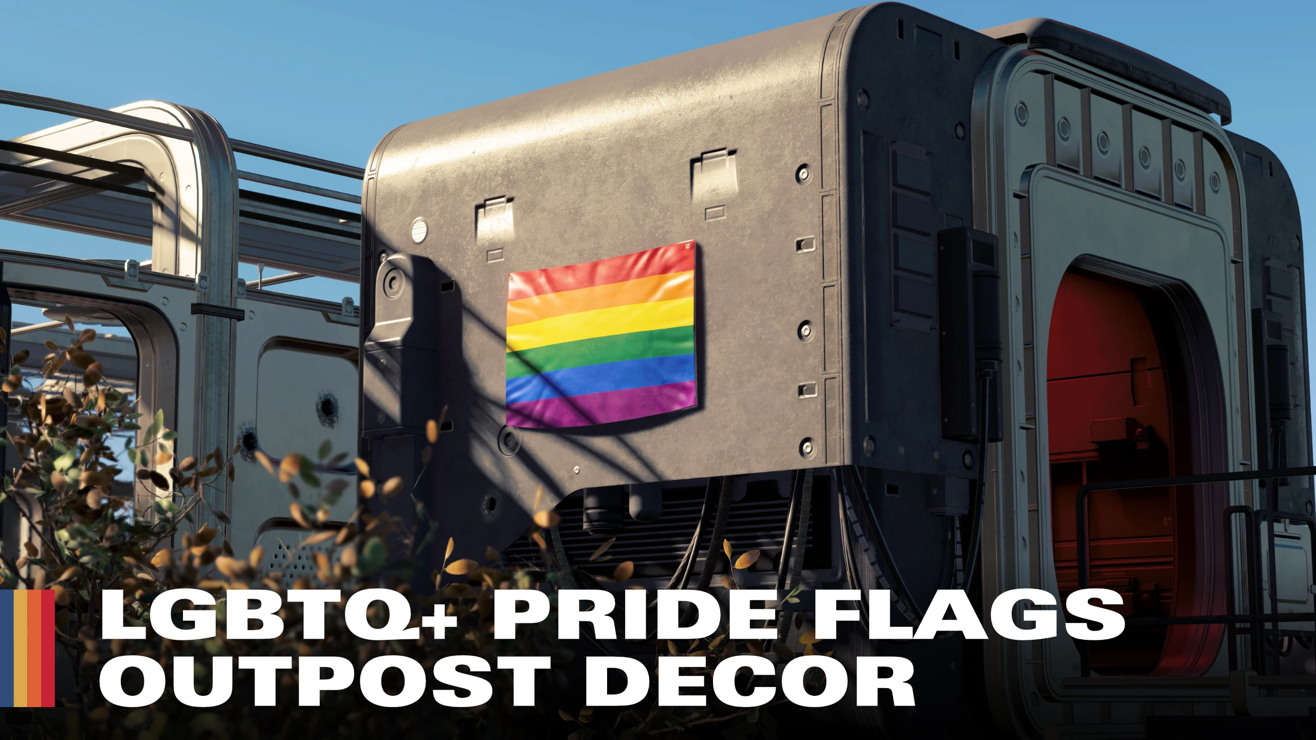LGBTQ Pride Flags Outpost Decor V1.1
