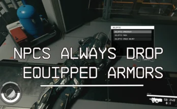 NPCs Always Drop Equipped Armors V1.0