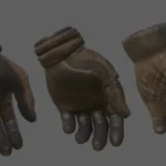 Retro Brown Gloves