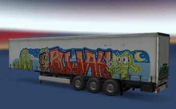 GRAFFITED TRAILERS PACK ETS2 1.50