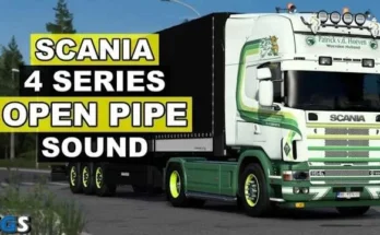 Scania R4 (RJL) Open Pipe Sound v1.50