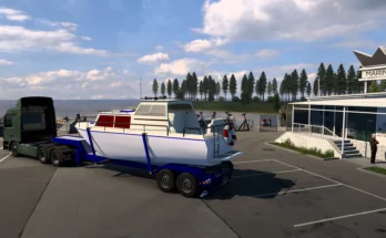SMALL BOAT TRAILER ETS2 1.50