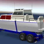 SMALL BOAT TRAILER ETS2 1.50