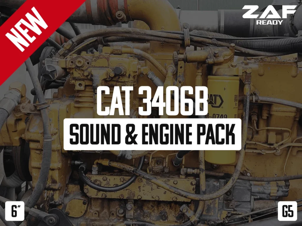 CAT 3406B SOUND & ENGINE PACK V1.0