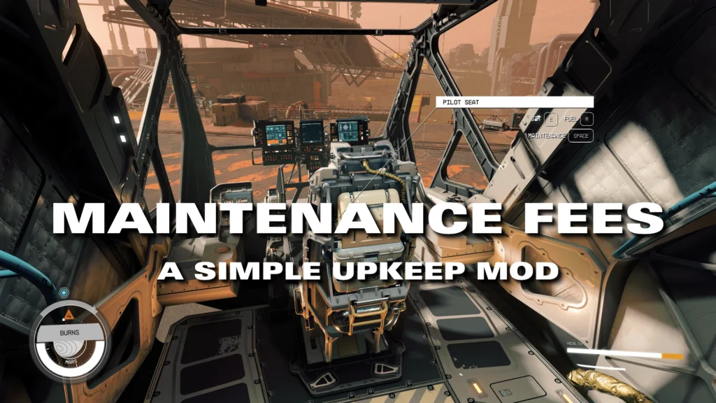 Maintenance Fees - A Simple Upkeep Mod V0.9.5