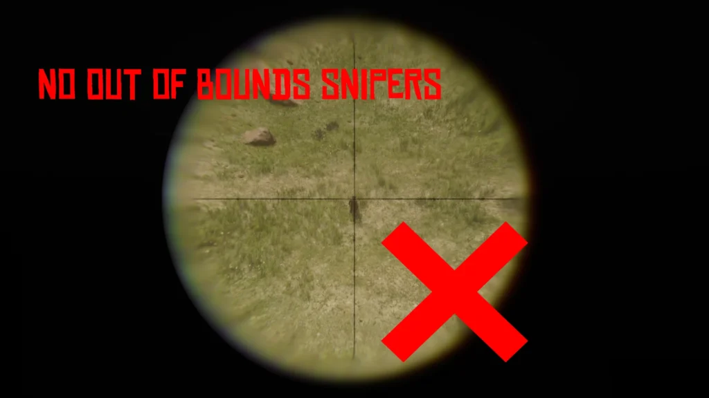 No Out Of Bounds Snipers V1.01