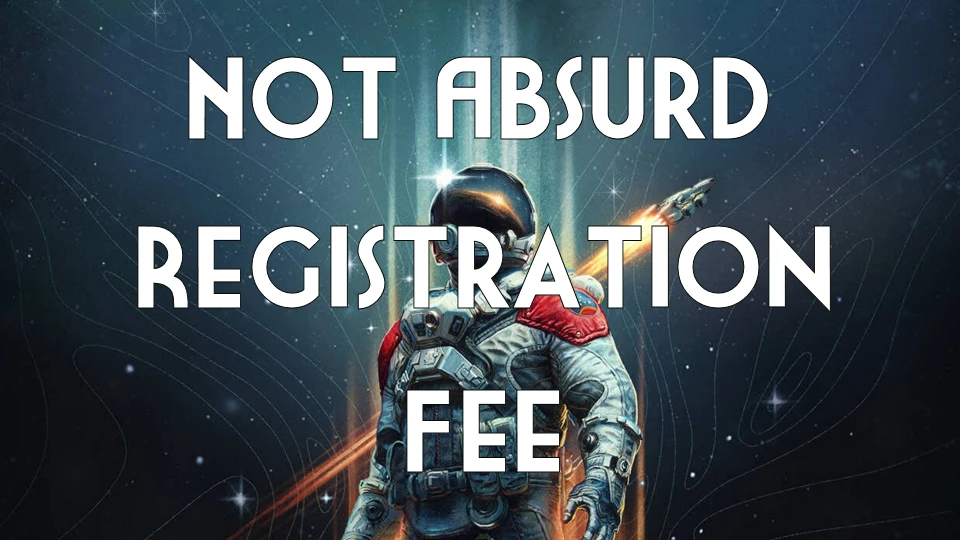 Not Absurd Registration Fee