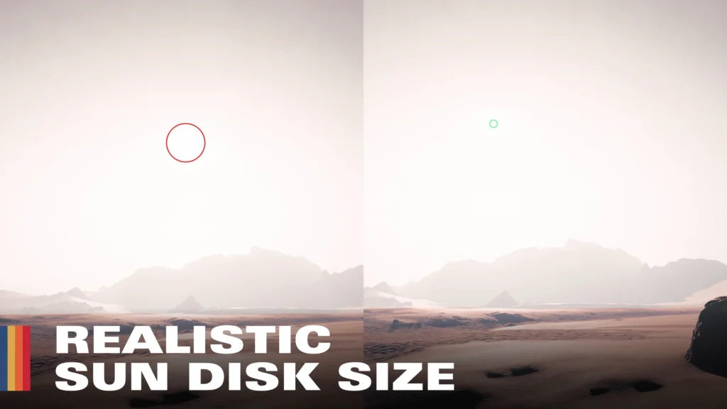 Realistic Sun Disk Size V1.0