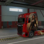 Steampunk Girl for Scania NextGen S v1.0