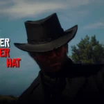 Black Leather Stalker Hat