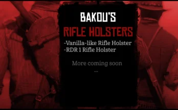 Bakou's Rifle Holsters