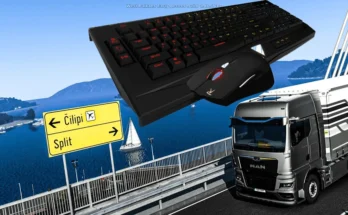 ETS2 better improved controls for KBM players v1.0