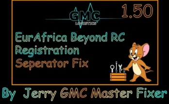 EurAfrica Beyond RC Registration Seperator Fix v1.1