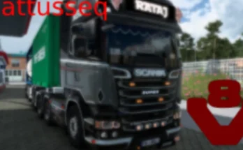 SCANIA V8 6-SERIES OPEN PIPE SOUND V2.0