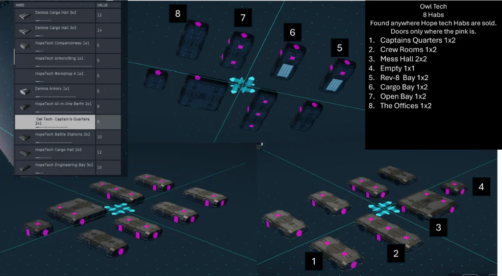 Owl Tech habs V1.0