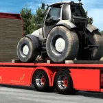 Custom Flatbed Chassis and Trailer Combo for RJL & Next Gen Scania v4.0 1.51