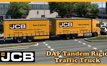 JCB Rigid Tandem Traffic Truck v1.0