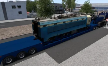 Multi AXLE FLATBED TRAILER 10 AXLES v2.1 ETS2 1.51