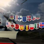 Pack of pennants of countries v1.0