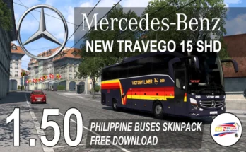 PHILIPPINE BUSES SKINPACK FOR Mercedes-Benz Travego 15 SHD v1.1