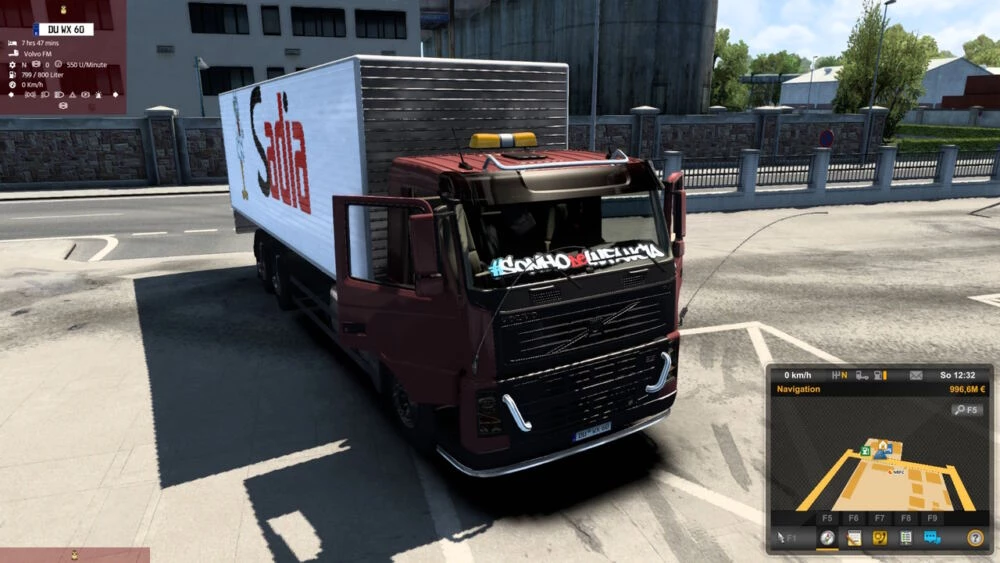 Volvo FM Delivery Truck with Load Animation DESBLOQUEADO v1.0