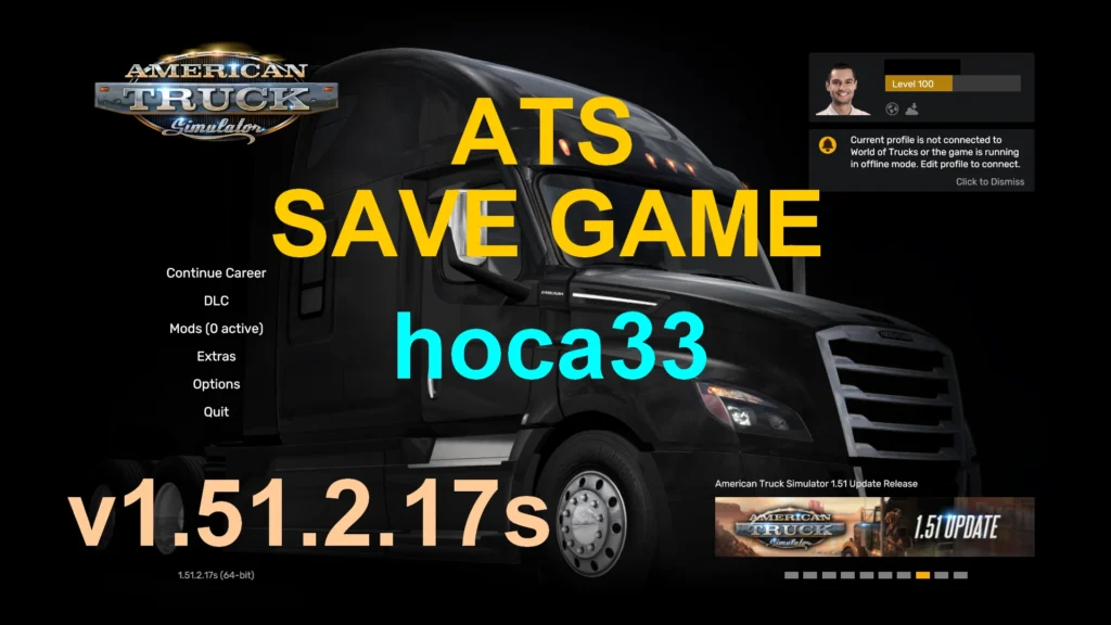 ATS – Save Game Profile V1.51.2.17s thumbnail 2