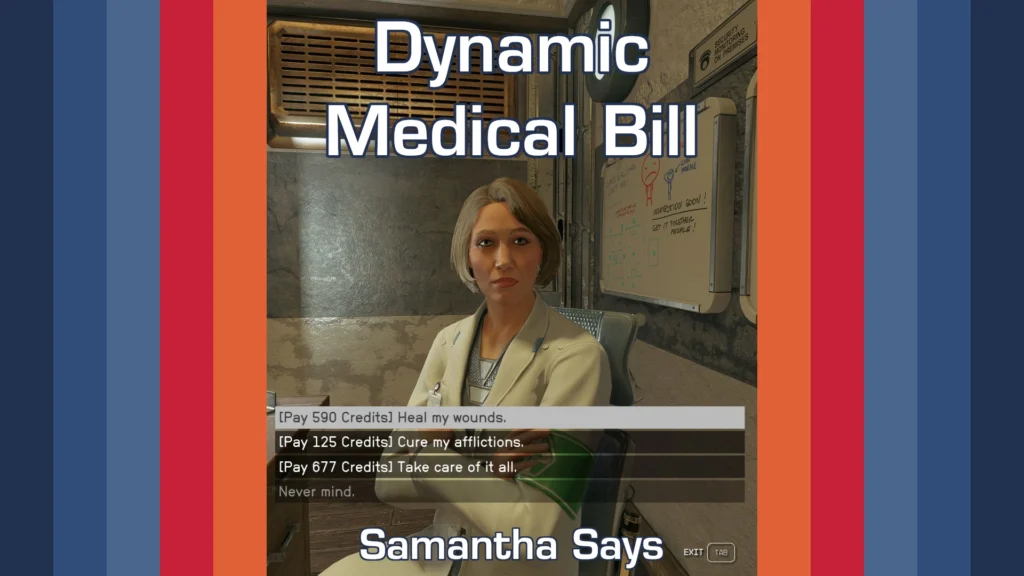 Dynamic Medical Bill - A doctor heal cost modifier V1.0