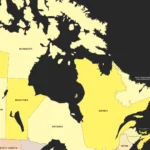 North America Background Map Colored V1.1