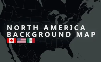 North America Background Map V1.3