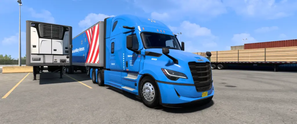 SCS Trailer 53 Walmart Skin Blue 1.51